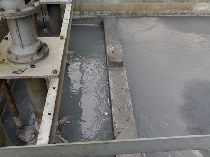 Application site of solid-liquid separation in slurry isolation tank of Quanzhou power plant